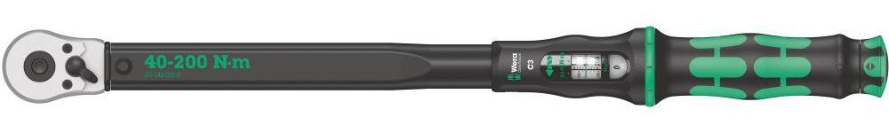 Wera Drehmomentschlüssel Click-Torque 40-200 Nm 1/2 Zoll Produktbild Wera Drehmomentschlüssel Click-Torque 40-200 Nm 1/2 Zoll