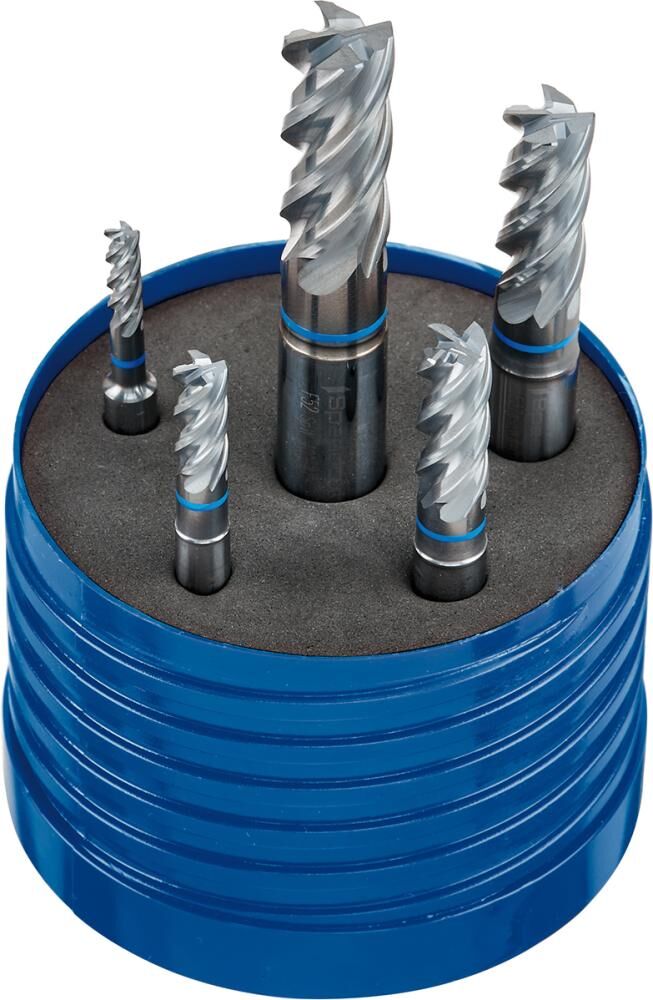 Maykestag Schaftfräser Satz D6527L VHM INOX 5-teilig Produktbild Maykestag Schaftfräser Satz D6527L VHM INOX 5-teilig