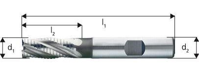 FORUM Schaftfräser D844K HSSE 20mm NF Produktbild FORUM Schaftfräser D844K HSSE 20mm NF