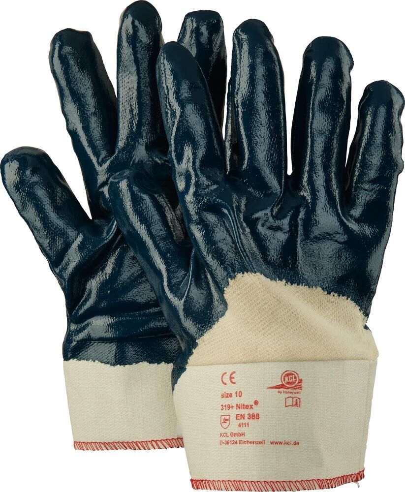 KCL Honeywell Schutzhandschuh Nitex 319 blau 280 mm Gr. 10 Produktbild KCL Honeywell Schutzhandschuh Nitex 319 blau 280 mm Gr. 10