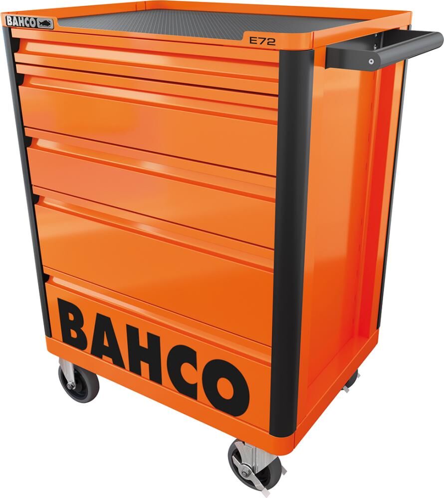 BAHCO Campaign Werkstattwagen 1472K5 mit 5 Schubladen in orange Produktbild BAHCO Campaign Werkstattwagen 1472K5 mit 5 Schubladen in orange