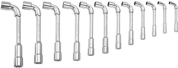 BAHCO Doppel Steckschlüssel Satz 12 teilig Gebogen 12 kant Produktbild BAHCO Doppel Steckschlüssel Satz 12 teilig Gebogen 12 kant