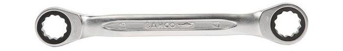 BAHCO Knarren Ringschlüssel 128 mm Schlüsselweite 8 - 9 mm Produktbild BAHCO Knarren Ringschlüssel 128 mm Schlüsselweite 8 - 9 mm