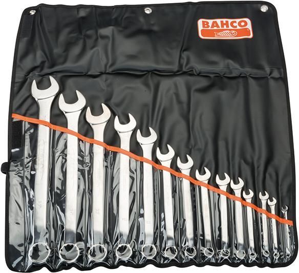 BAHCO Ringmaulschlüssel Satz 14 Teilig DIN 3113 B Produktbild BAHCO Ringmaulschlüssel Satz 14 Teilig DIN 3113 B