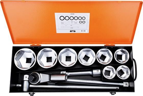 BAHCO Steckschlüssel Satz 1 Zoll 12 teilig Produktbild BAHCO Steckschlüssel Satz 1 Zoll 12 teilig