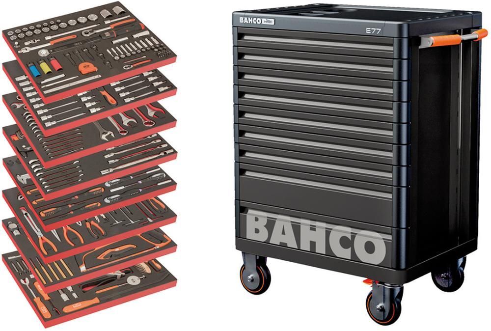 BAHCO Werkstattwagen bestückt AUTO 357 teilig BAHCO Werkstattwagen bestückt AUTO 357 teilig