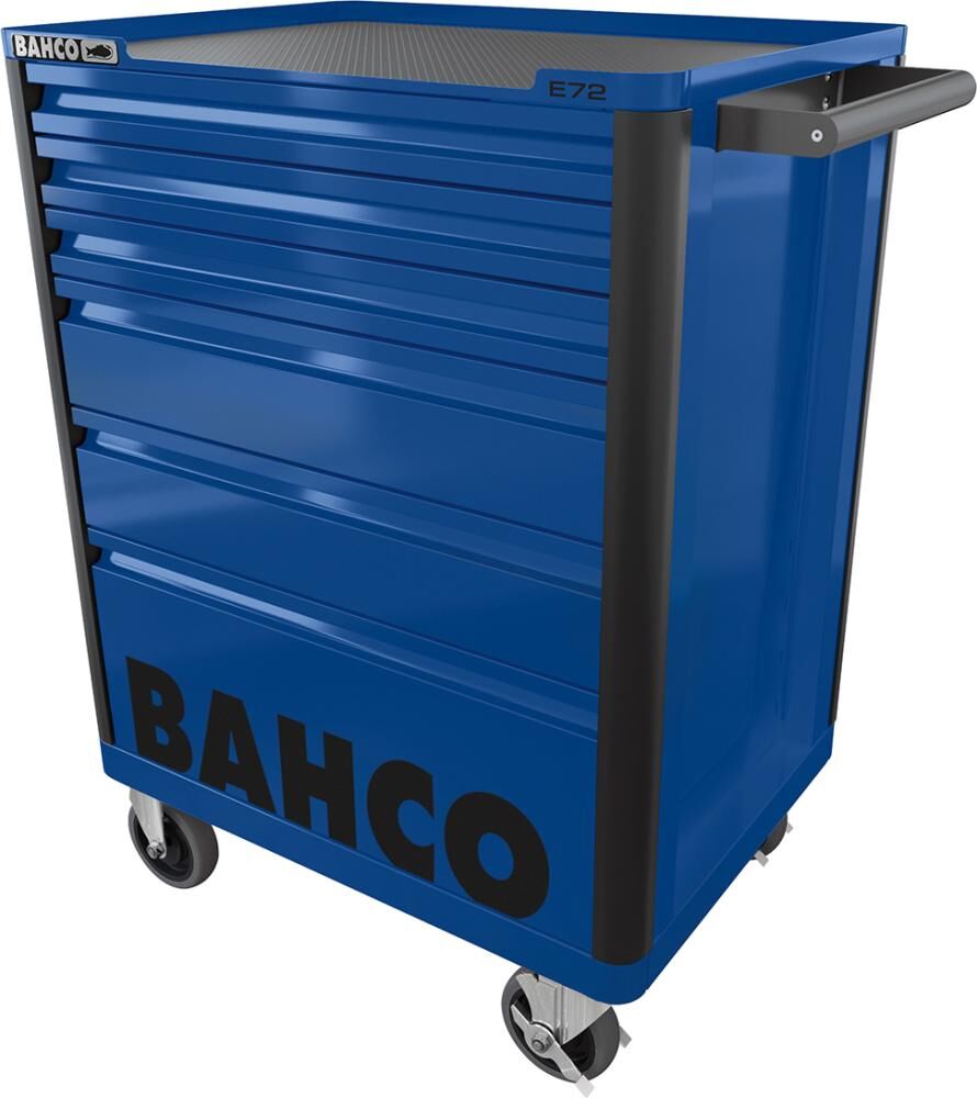 BAHCO Werkstattwagen K1472 mit 6 Schubladen und Kantenschutz in blau BAHCO Werkstattwagen K1472 mit 6 Schubladen und Kantenschutz in blau