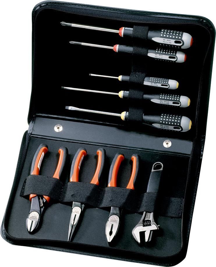 BAHCO Werkzeugtasche 9 teilig mit Reissverschluss Produktbild BAHCO Werkzeugtasche 9 teilig mit Reissverschluss