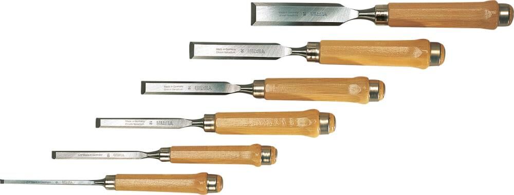 Ulmia Stechbeitel Satz 174 mit Heft 6 teilig Produktbild Ulmia Stechbeitel Satz 174 mit Heft 6 teilig