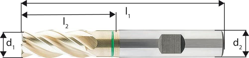 Maykestag Schaftfräser D6527L VHM UNI 3mm Z4 Produktbild Maykestag Schaftfräser D6527L VHM UNI 3mm Z4