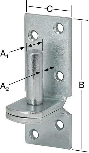 Vormann Aufschraubkloben DI 10x85 mm ver Vormann Aufschraubkloben DI 10x85 mm verzinkt