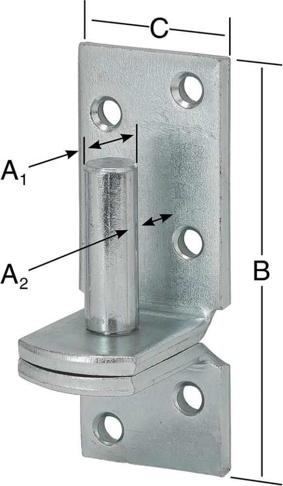 Vormann Aufschraubkloben DI 16x102 mm verzinkt Vormann Aufschraubkloben DI 16x102 mm verzinkt