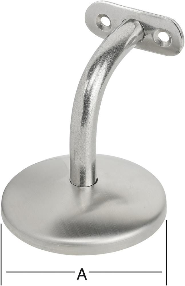 Vormann Handlaufstütze 90 Grad fest Durchmesser 75 mm V2A Produktbild Vormann Handlaufstütze 90 Grad fest Durchmesser 75 mm V2A