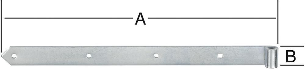 Vormann Ladenband 800x37x13 mm verzinkt Produktbild Vormann Ladenband 800x37x13 mm verzinkt