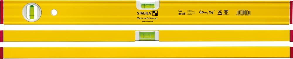 Stabila Wasserwaage LM 80AS 60 cm Produktbild Stabila Wasserwaage LM 80AS 60 cm bild 2