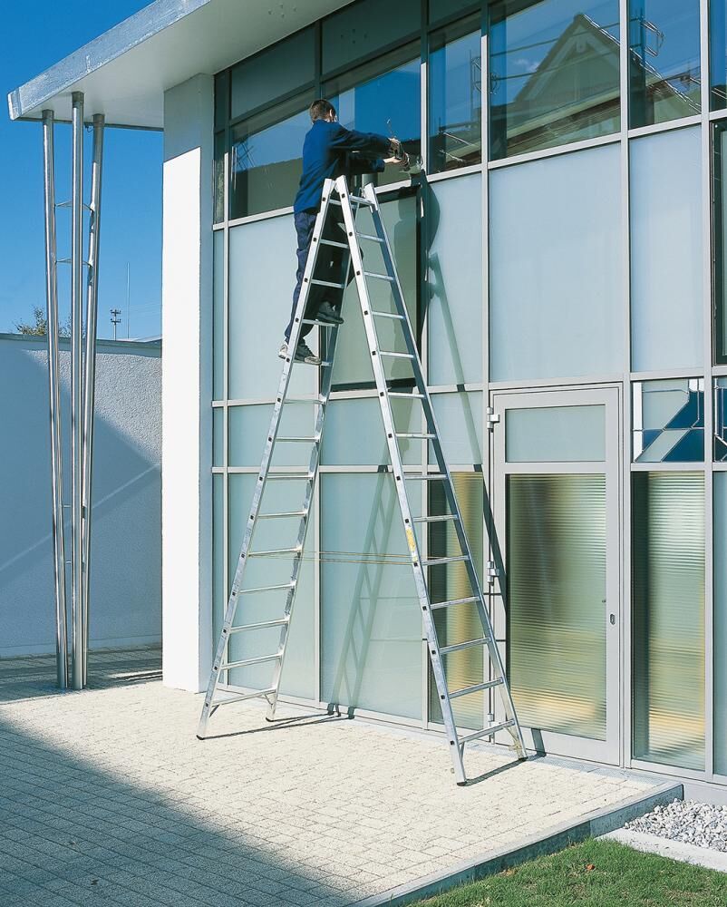 Zarges Alu Stehleiter Z600 2x5 Sprossen Produktbild Zarges Alu Stehleiter Z600 2x5 Sprossen bild 2