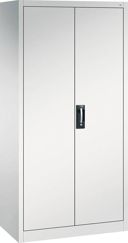 Produktbild C+P Flügeltürenschrank B930xT500xH1950 mm RAL 7035 4 Fachböden Tragkraft 70 kg