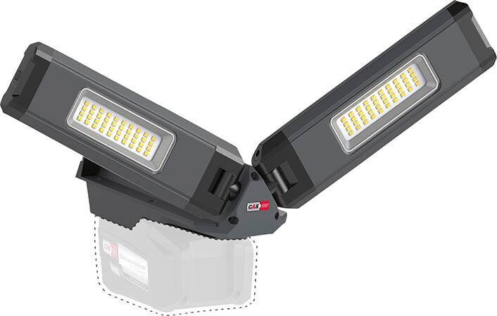 Produktbild Scangrip Akku Flügel-Strahler DUO CONNECT 1250-2500 Lumen ohne Akku
