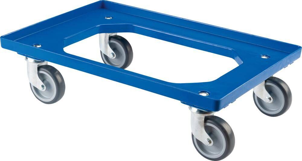 Produktbild BS Rollen Allzweckrollersammler 612 x 417 mm TPR blau Tragkraft 250 Kg