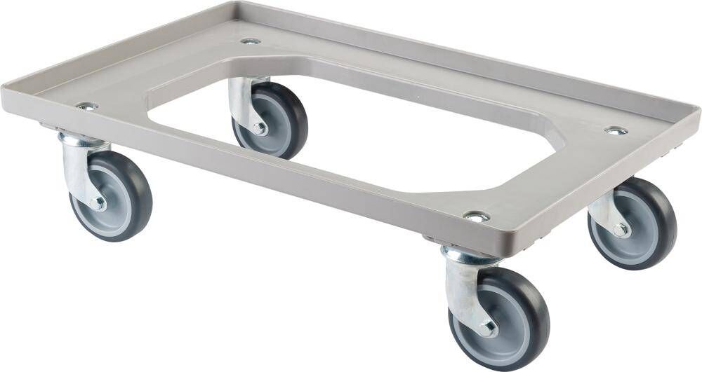 Produktbild BS Rollen Allzweckrollersammler 612 x 417 mm TPR grau Tragkraft 250 Kg