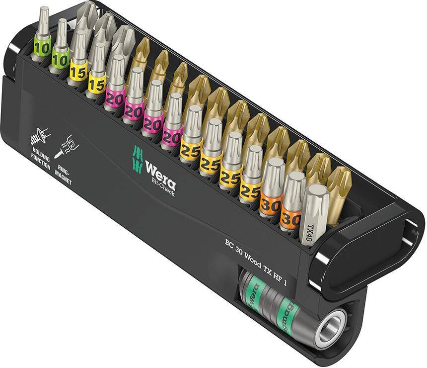 Produktbild Wera Bit-Satz 30 Wood TORX HF 1