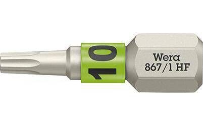 Produktbild Wera Bit zähhart 1/4 Zoll DIN 3126 C6,3 T10x25 mm