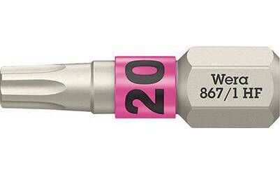 Produktbild Wera Bit zähhart 1/4 Zoll DIN 3126 C6,3 T20x25 mm