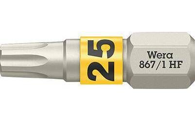 Produktbild Wera Bit zähhart 1/4 Zoll DIN 3126 C6,3 T25x25 mm