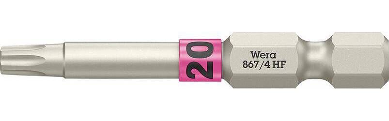 Produktbild Wera Bit zähhart 1/4 Zoll DIN 3126 E6,3 T20x50 mm