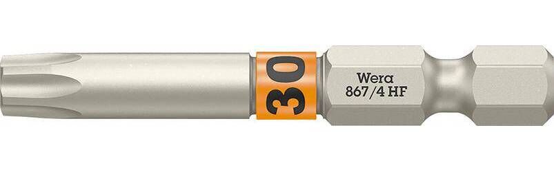 Produktbild Wera Bit zähhart 1/4 Zoll DIN 3126 E6,3 T30x50 mm