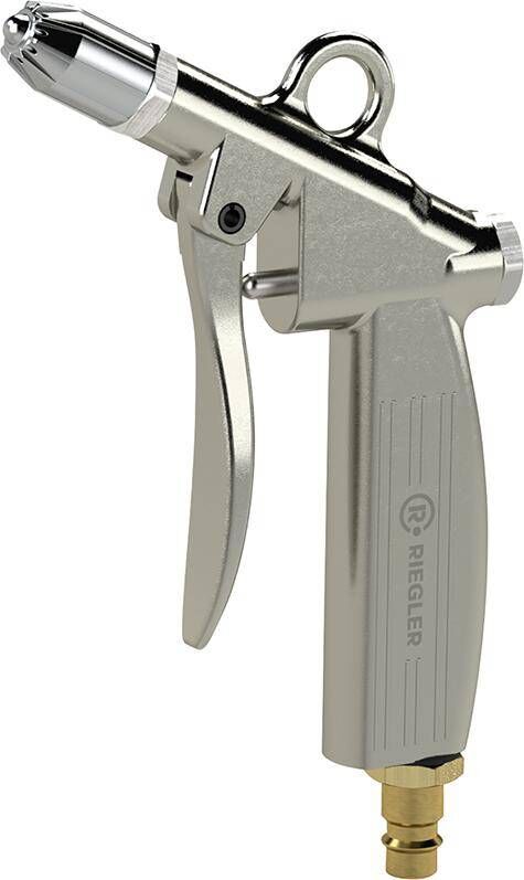 Produktbild RIEGLER Blaspistole Aluminium dosierbar Stecker NW 7,2 Sicherheitsdüse