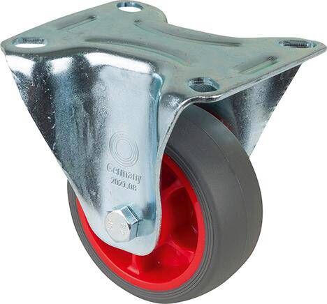 Produktbild BS Rollen Bockrolle L410.B44.03 Rad Durchmesser 80mm 100 kg Stahl verzinkt