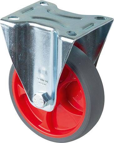 Produktbild BS Rollen Bockrolle L410.B44.03 Rad Durchmesser 125mm 120 kg Stahl verzinkt