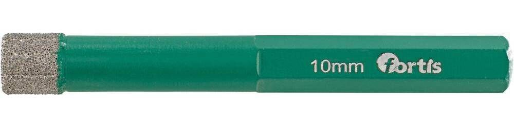 Produktbild Fortis Diamantbohrer 10 x 65 mm sechskant mit Kühlwachs