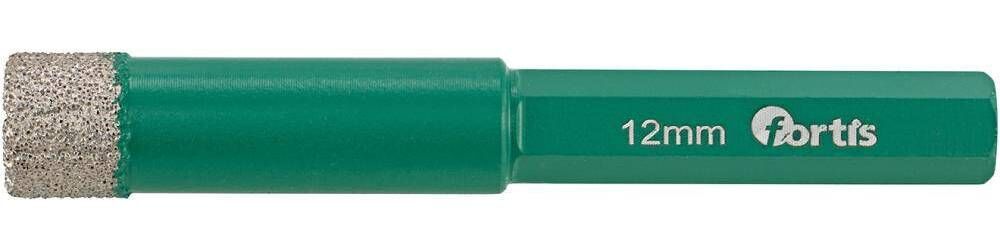Produktbild Fortis Diamantbohrer 12 x 65 mm sechskant mit Kühlwachs