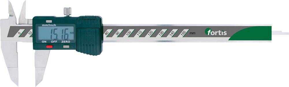 Produktbild Fortis Digital Messschieber 150 mm Schnabellänge 40 mm