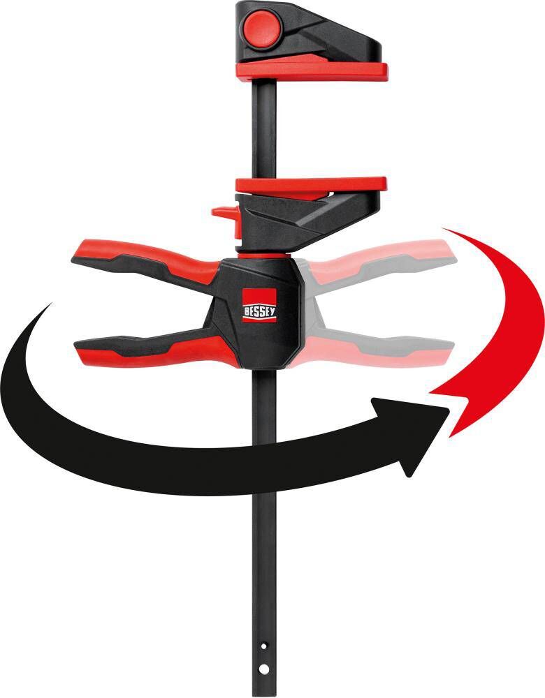 Produktbild Bessey Einhandzwinge EZ 450x80 mm drehbarer Griff