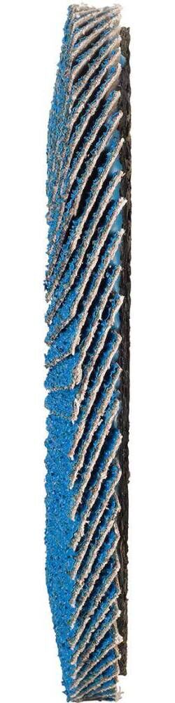 Produktbild Fächerschleifscheibe 125 mm Zirkonkorund 60 12 grad gewölbt Drehzahl 12200 min-1 bild 2