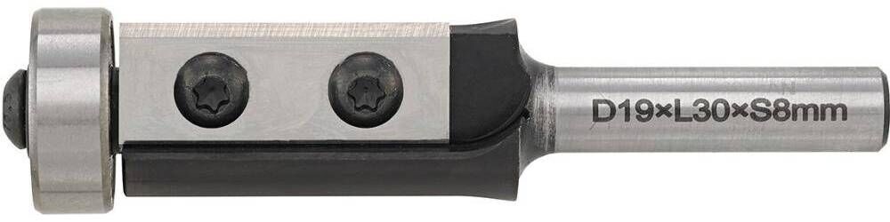 Produktbild Fortis Wendeplatten Bündigfräser 19×50×100 mm Schaft zylindrisch 8 mm