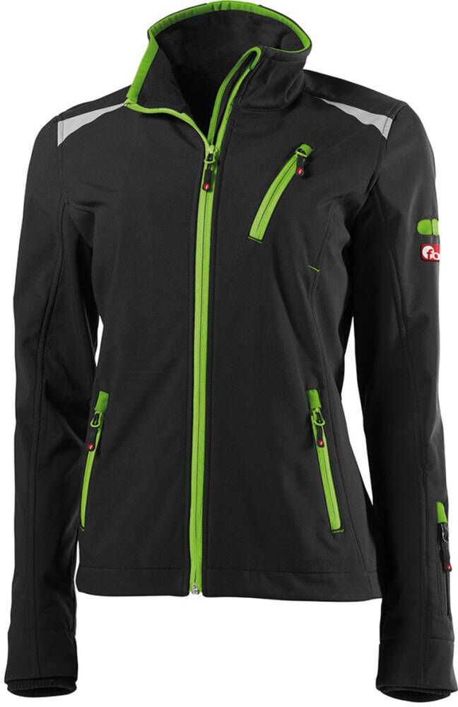 Produktbild Fortis Damen Jacke 24 atmungsaktiv schwarz limegreen Größe M