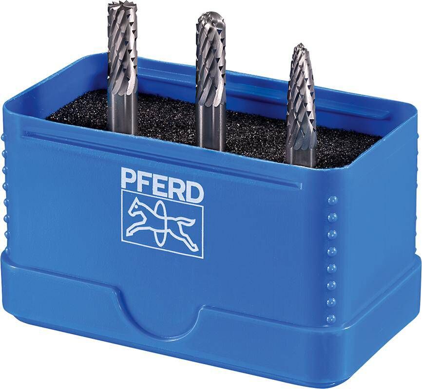 Produktbild Pferd Frässtift Satz HM 6mm 3 teilig ZYAS-WRC-RBF Zahnung 3 Plus