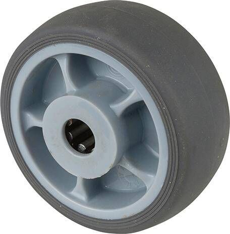 Produktbild BS Rollen Gummirad B44 Rad 80 mm grau 100 kg