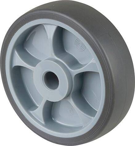 Produktbild BS Rollen Gummirad B44 Rad 160 mm grau 200 kg