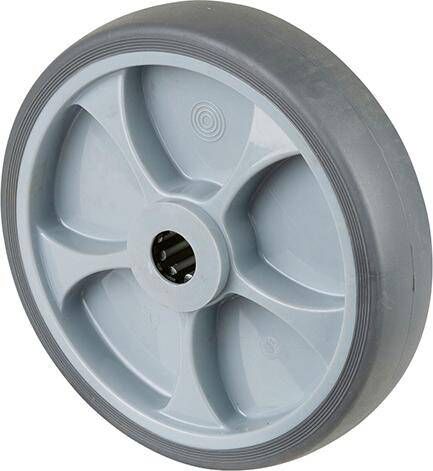 Produktbild BS Rollen Gummirad B44 Rad 200 mm grau 220 kg