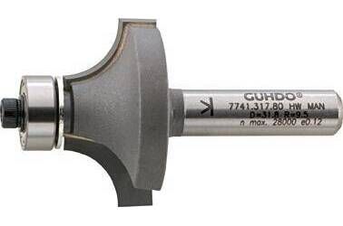 Produktbild Guhdo HW Abrundfräser 20,7x9,5x53 mm Radius 4 mm Schaft Zylindrisch 8 mm