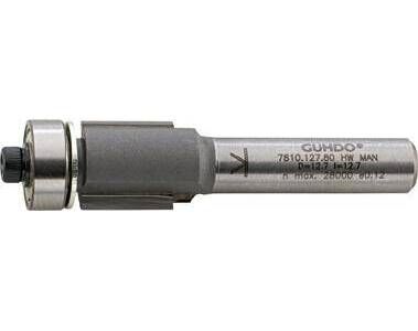 Produktbild Guhdo HW Bündigfräser 12,7x12,7x55 mm Schaft Zylindrisch 8 mm