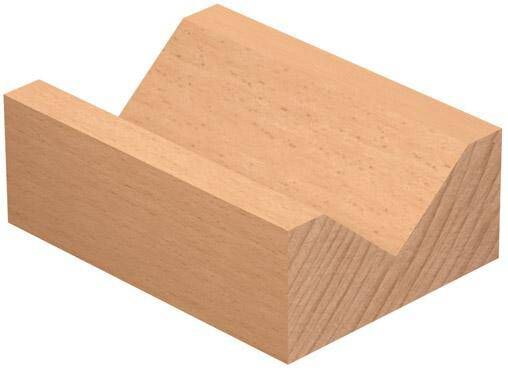 Produktbild HW V Nutfräser 16x12,7x45 mm 90 grad Schaft Zylindrisch 8 mm bild 3