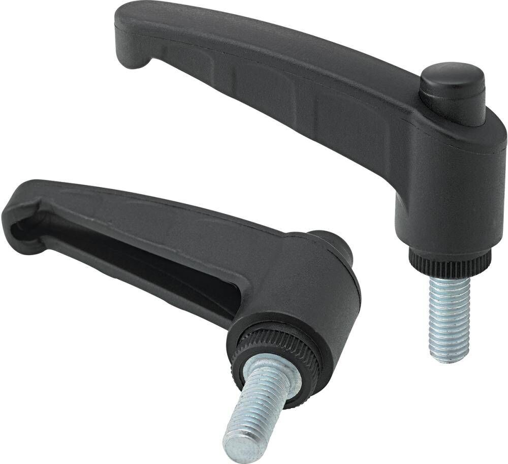 Produktbild Klemmhebel mit AG Thermoplast, Gr. 80, M10x30, Inhalt: 2 Stück FORTIS bild 2