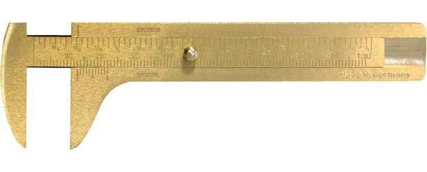 Produktbild Fortis Knopfmaß Messing 100 mm