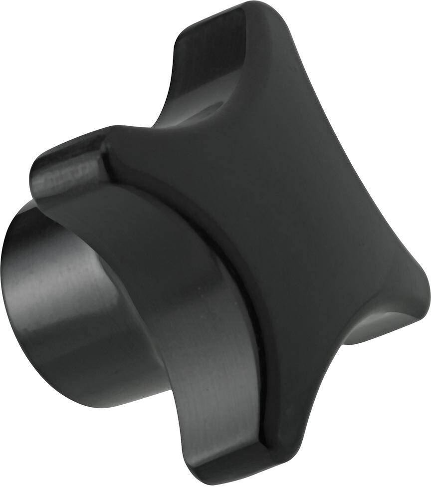 Produktbild Fortis Kreuzgriff DIN6335 Duroplast Form K 50 mm M 10 Inhalt 3 Stück